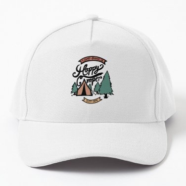 Y Camp Happy Camper Baseball Cap Casquette Foam Party Hats Golf Snapback Cap Cap