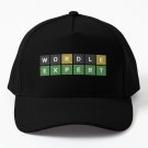 Wordle Expert Wordle Style Baseball Cap Casquette Hats Black Sun Hat