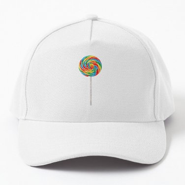Swirl Lollipop Colorful Candy Baseball Cap Casquette Vintage Hats