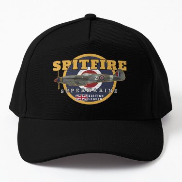 Supermarine Spitfire Raf Wwii Baseball Cap Casquette Beach Hat