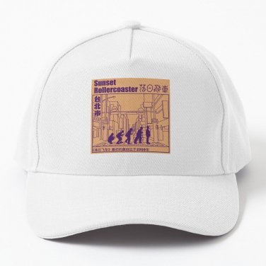 Sunset Rollercoaster Baseball Cap Casquette Hat