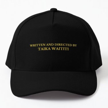 Written And Directed By Taika Waititi Baseball Cap Casquette Hat Mens Snapback Black