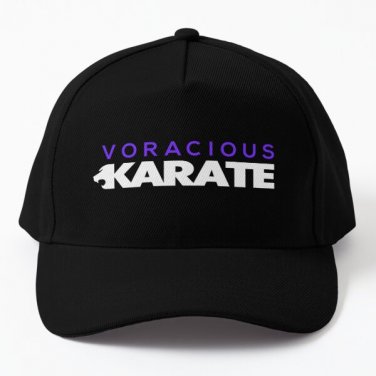Voracious Karate Logo Baseball Cap Hat Casquette Women Mens