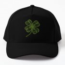 Vintage Lucky Clover Baseball Cap Hat Women Mens Black Casquette Snapback