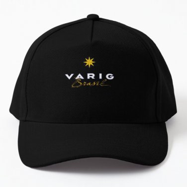 Varig Brasil Aviacao Aviation Airplanes Baseball Cap Hat Snapback Black Casquette