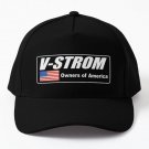 V Strom Owners Of America Baseball Cap Hat Casquette Snapback Black