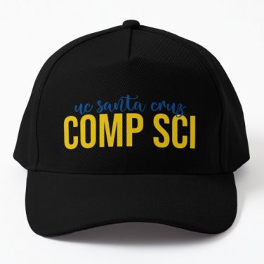 Ucsc Comp Sci Tall And Cursive Baseball Cap Hat Casquette Mens Women Snapback