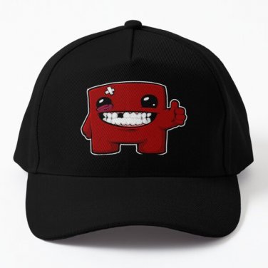 Super Meat Boy Forever Baseball Cap Casquette Hat Mens Snapback Black Women