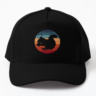Squirrel Retro Vintage set Animals Me Baseball Cap Hat Casquette Snapback
