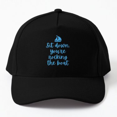 Sit Down Baseball Cap Hat Casquette Snapback Women Mens Hip Hop