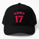 Shohei Ohtani Number 17 Baseball Cap Hat Women Black Casquette