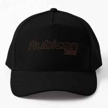 Rubicon 392 Baseball Cap Hat Casquette Black Hip Hop Mens Women