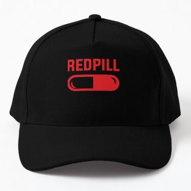 Redpill Baseball Cap Hat Snapback Casquette Black Mens Women