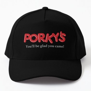 Porky S Baseball Cap Hat Women Casquette Snapback Hip Hop Black
