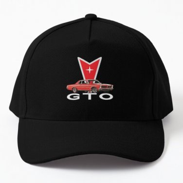 Pontiac Gto Baseball Cap Casquette Hat Hip Hop Black Snapback Mens