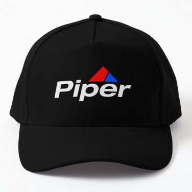 Piper Aircraft Logo Baseball Cap Hat Black Women Snapback Mens Casquette