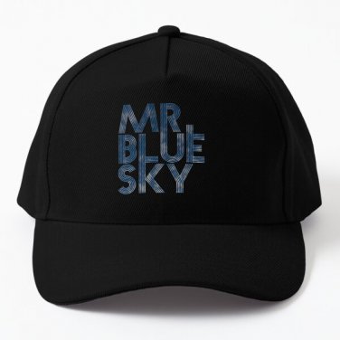 Mr Blue Sky Baseball Cap Hat Black Hip Hop Casquette Mens Snapback