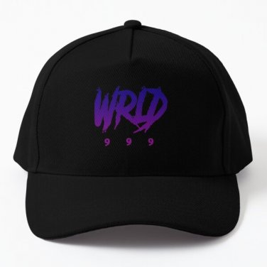 Wrld 999 Baseball Cap Casquette Hat Mens Hip Hop Black