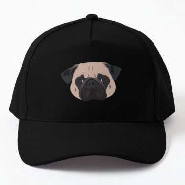Winston The Pug Baseball Cap Casquette Hat Snapback Women Mens