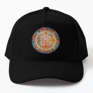 Wheel Of Time Kalachakra Baseball Cap Hat Snapback Casquette Black Mens