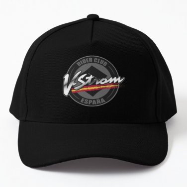 Vstrom Rider Club Spain Baseball Cap Casquette Hat Women Snapback Mens Black