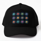 Vinyl Record Collection Baseball Cap Hat Casquette Black Mens Snapback