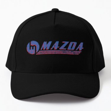 Vintage Mazda Logo Baseball Cap Casquette Hat Mens Black Women