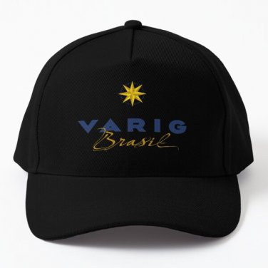 Varig Brasil Aviacao Aiport Aviation Air Baseball Cap Hat Casquette Mens Snapback