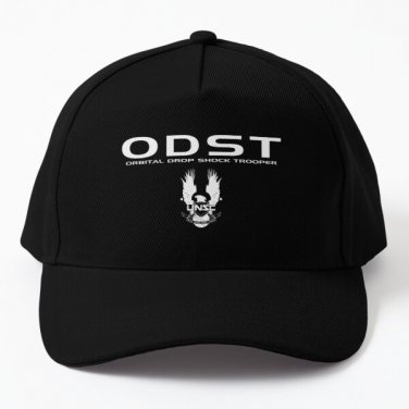 Unsc Unisex Hand Drawn Odst Baseball Cap Hat Mens Casquette Black