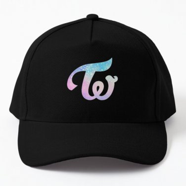 Twice Logo Pastel Galaxy Baseball Cap Hat Mens Casquette Black