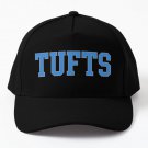 Tufts College Font Baseball Cap Hat Casquette Black Snapback Mens