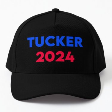 Tucker Carlson 2024 Baseball Cap Hat Snapback Casquette Women Hip Hop