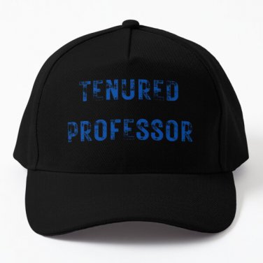 Tenured Professor Baseball Cap Hat Black Hip Hop Casquette Mens