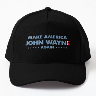 Make America John Wayne Again Flag Unise Baseball Cap Hat Hip Hop Casquette Mens