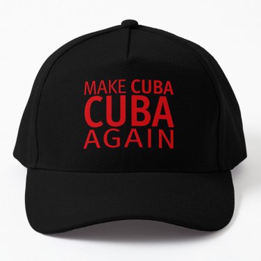 Make Cuba Cuba Again - Red Variant Baseball Cap Unisex Hat Casquette Snapback