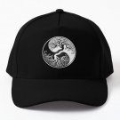 White And Black Tree Of Life Yin Yang Baseball Cap Hat Casquette Hip Hop Black Snapback