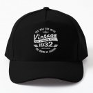 Vintage 1932 90Th Birthday Gift For Me Cap Hat Casquette Women Snapback