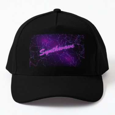 Synthwave Stars Universe Milky Way Const Baseball Cap Casquette Hat Women Snapback