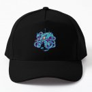 Seattle Ice Hockey Kraken Playing Hockey Baseball Cap Hat Black Casquette Czapka Hip Hop
