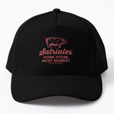 Satriales Pork Store Meat Market Cap Hat Black Casquette Mens Snapback Women
