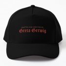 Written And Directed By Greta Gerwig Baseball Cap Hat Casquette Printed Hip Hop Snapback