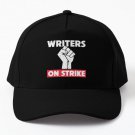 Writers On Strike Wga Strike Anti Ai Baseball Cap Hat Printed Black Snapback Hip Hop
