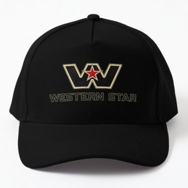 Western Star Baseball Cap Casquette Hat Snapback Mens Women Black