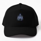 Watercolor Blue Vintage Octopus Baseball Cap Hat Printed Czapka Hip Hop Casquette Black