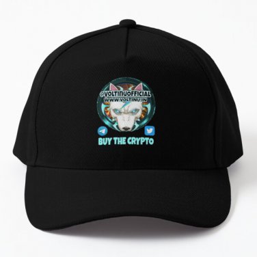 Volt Inu Design Baseball Cap Casquette Hat Snapback Black Mens Women