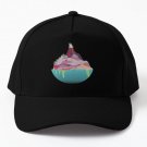 Volcanic Eruption Baseball Cap Hat Black Women Casquette Mens