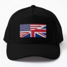 Usa And Uk Flag Mixed United Allies Frie Baseball Cap Hat Snapback Casquette Czapka