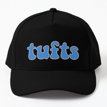 Tufts Classic Groovy Baseball Cap Hat Black Casquette Mens
