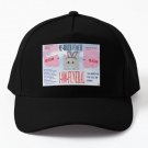 Tu Er Shen Psychic Hotline Funeral Mer Baseball Cap Hat Czapka Snapback Black Printed