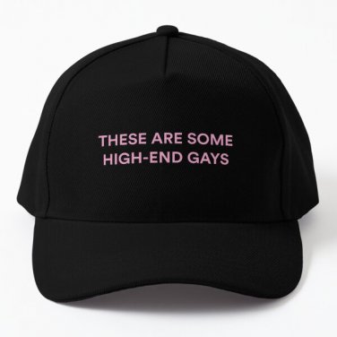 These Are Some High End s Tanya F Baseball Cap Hat Black Printed Snapback Czapka Hip Hop